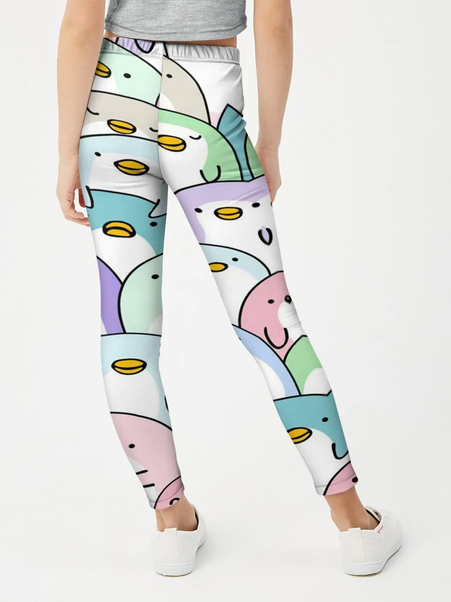 Леггинсы для девочки / Пингвины