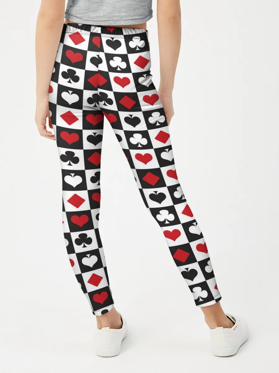 Леггинсы для девочки / SODA LUV | КАРТОЧНЫЕ МАСТИ