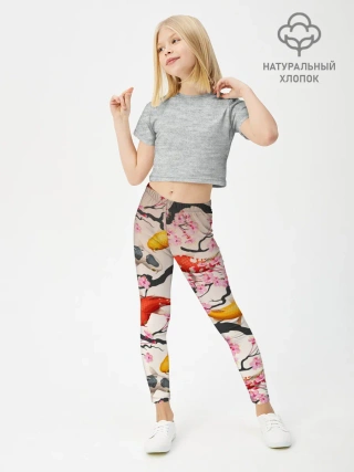 Леггинсы для девочки / Рыбы