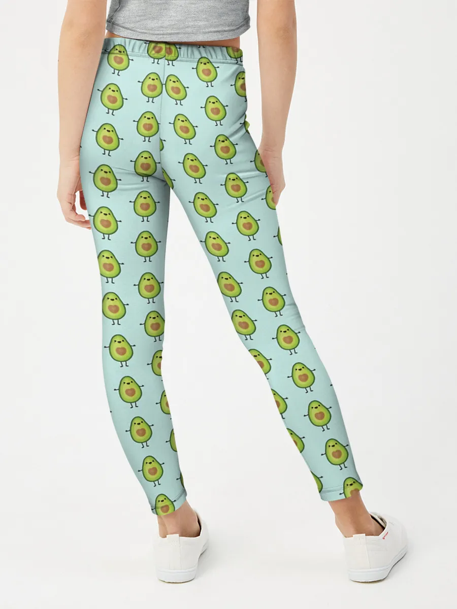 Леггинсы для девочки / Авокадики