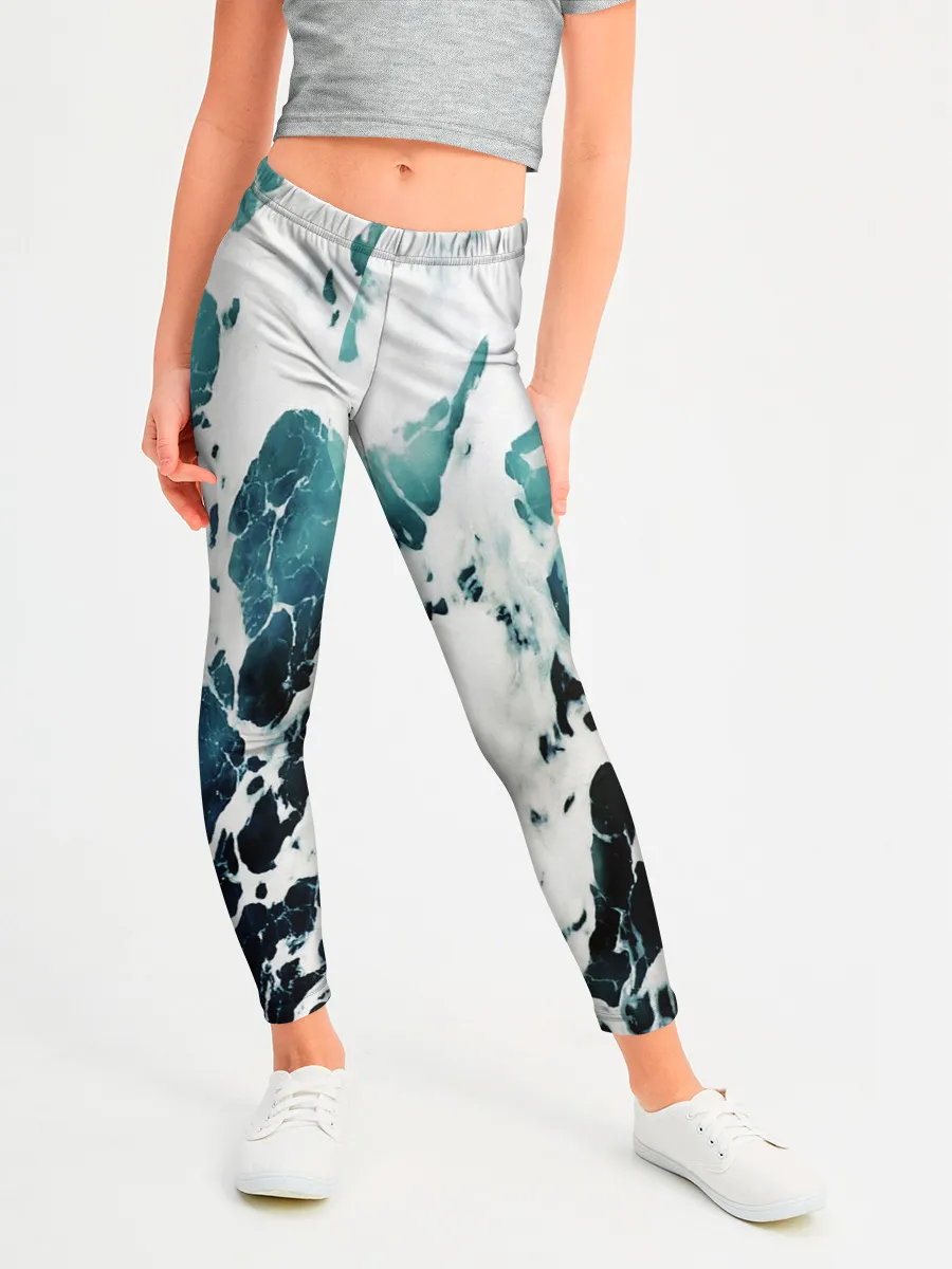 Леггинсы для девочки / море