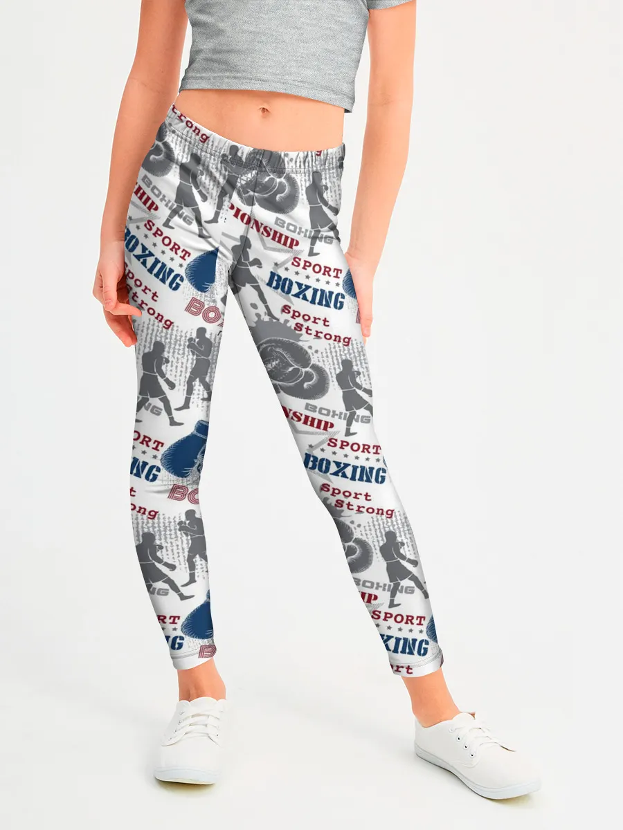 Леггинсы для девочки / Бокс