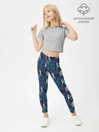 Леггинсы для девочки / Боксёр