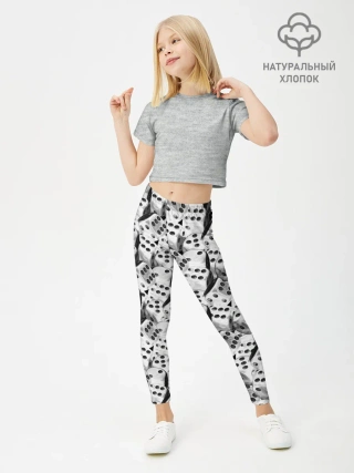 Леггинсы для девочки / Игральные Кости