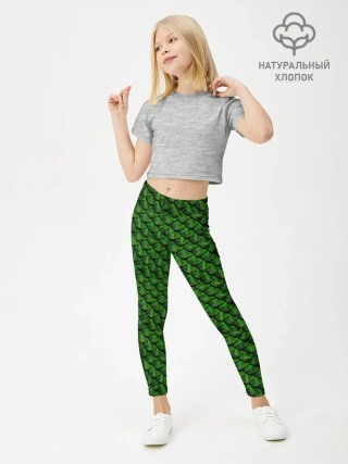 Леггинсы для девочки / Reptile Scales