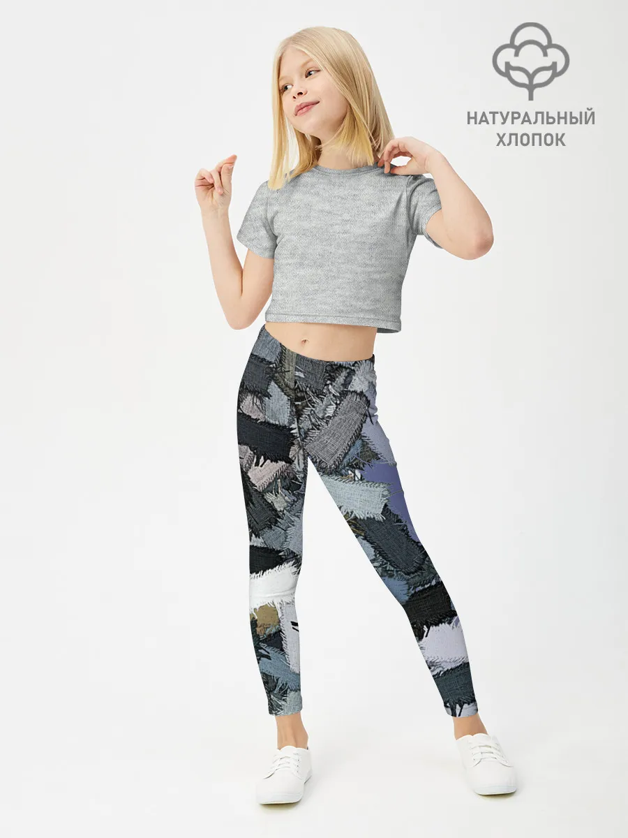 Леггинсы для девочки / Patchwork