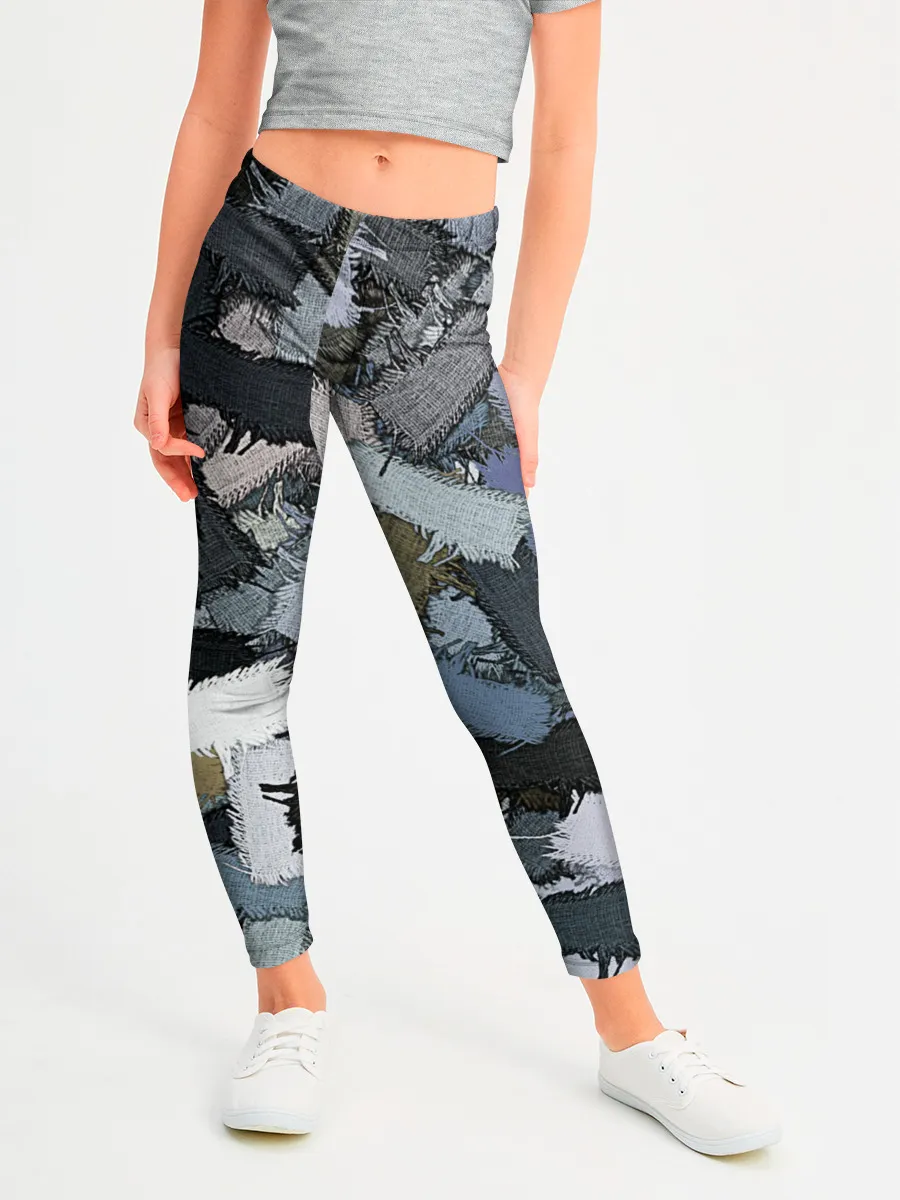 Леггинсы для девочки / Patchwork