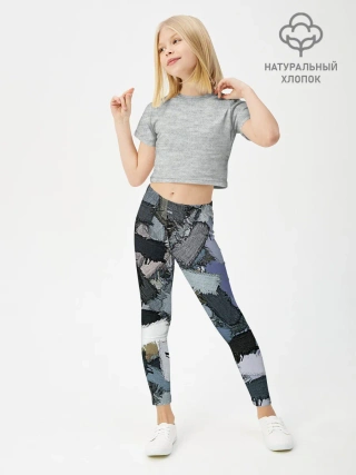 Леггинсы для девочки / Patchwork