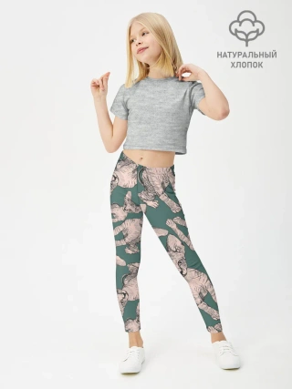 Леггинсы для девочки / Котёнок сфинкса