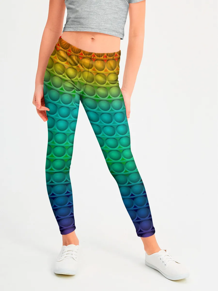 Леггинсы для девочки / POP IT | СИМПЛ ДИМПЛ