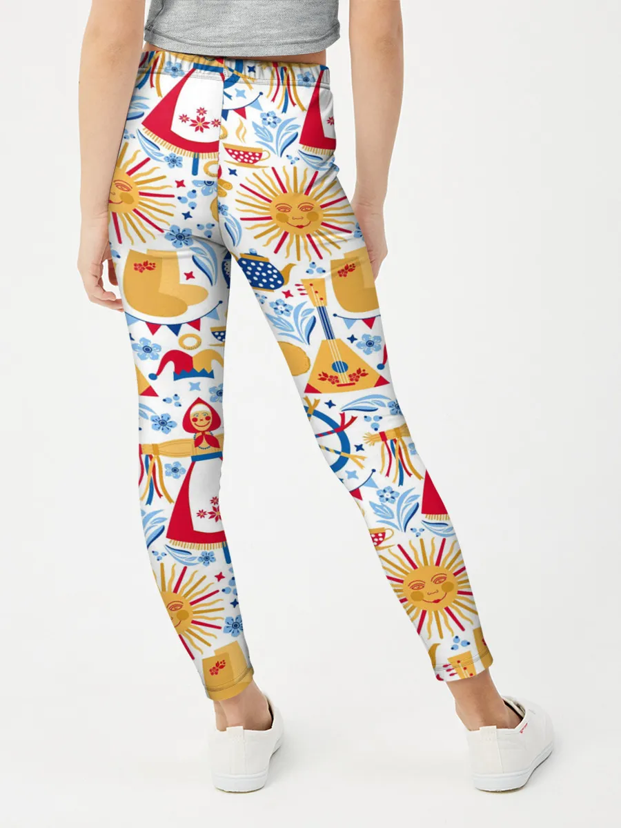 Леггинсы для девочки / Славянская символика