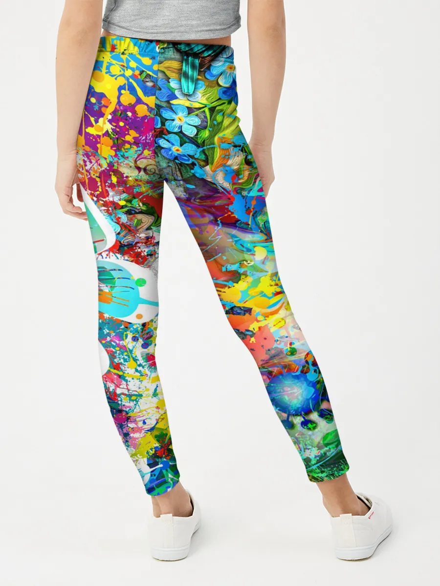 Леггинсы для девочки / ЯРКИЕ КРАСКИ