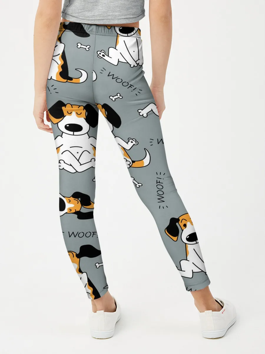 Леггинсы для девочки / Собаки Бигли