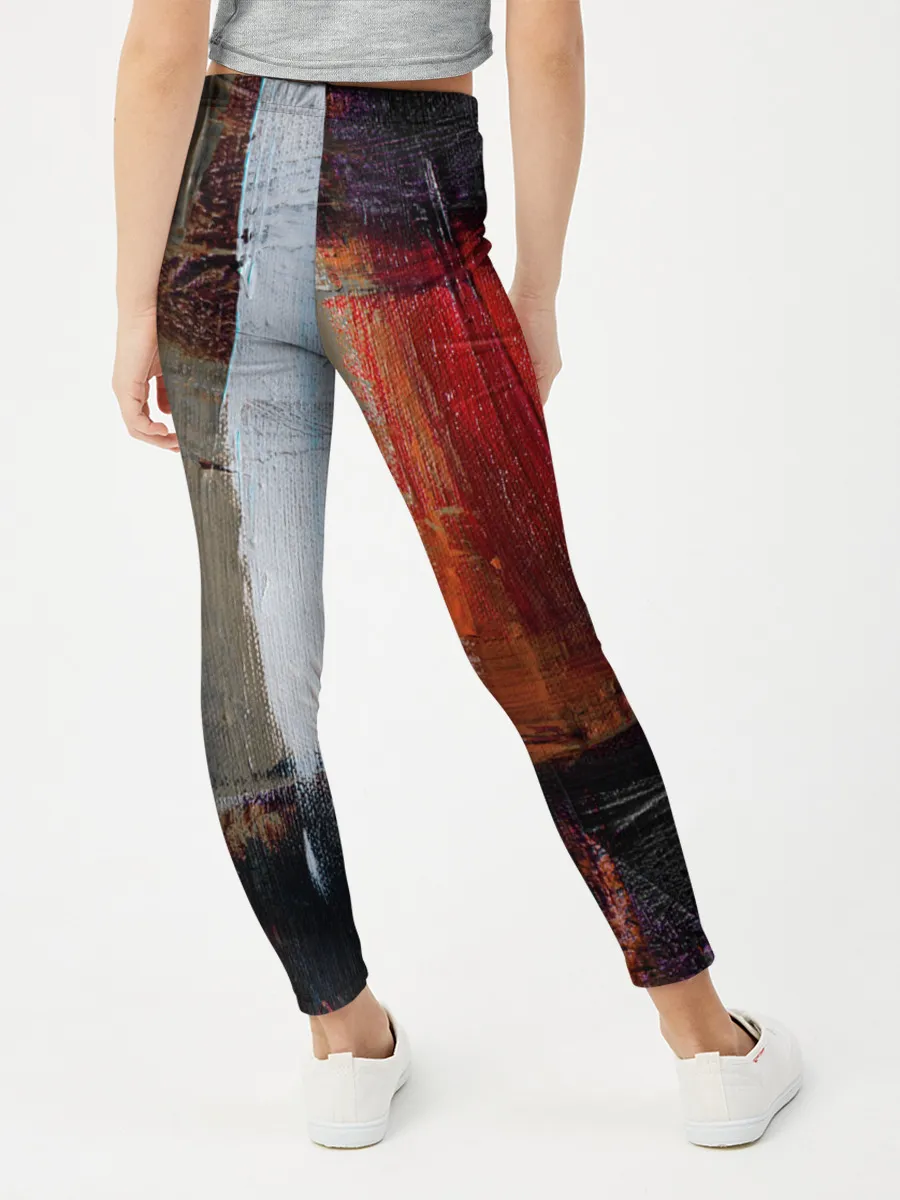 Леггинсы для девочки / Абстракция Красок