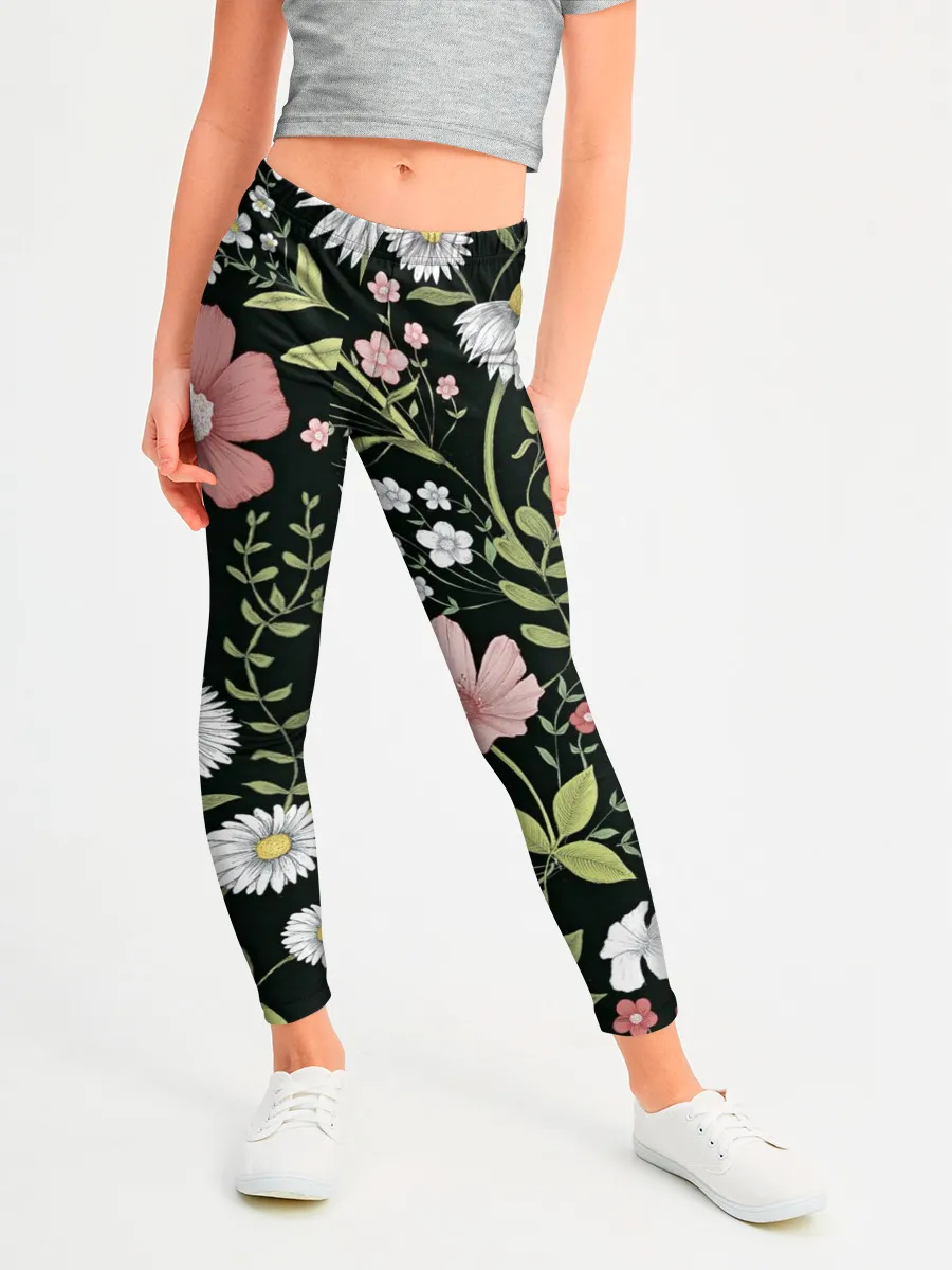 Леггинсы для девочки / Полевые цветы