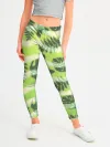 Леггинсы для девочки / Тропический фон