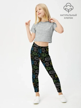 Леггинсы для девочки / Геймер