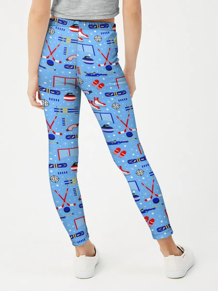 Леггинсы для девочки / Зимние виды спорта