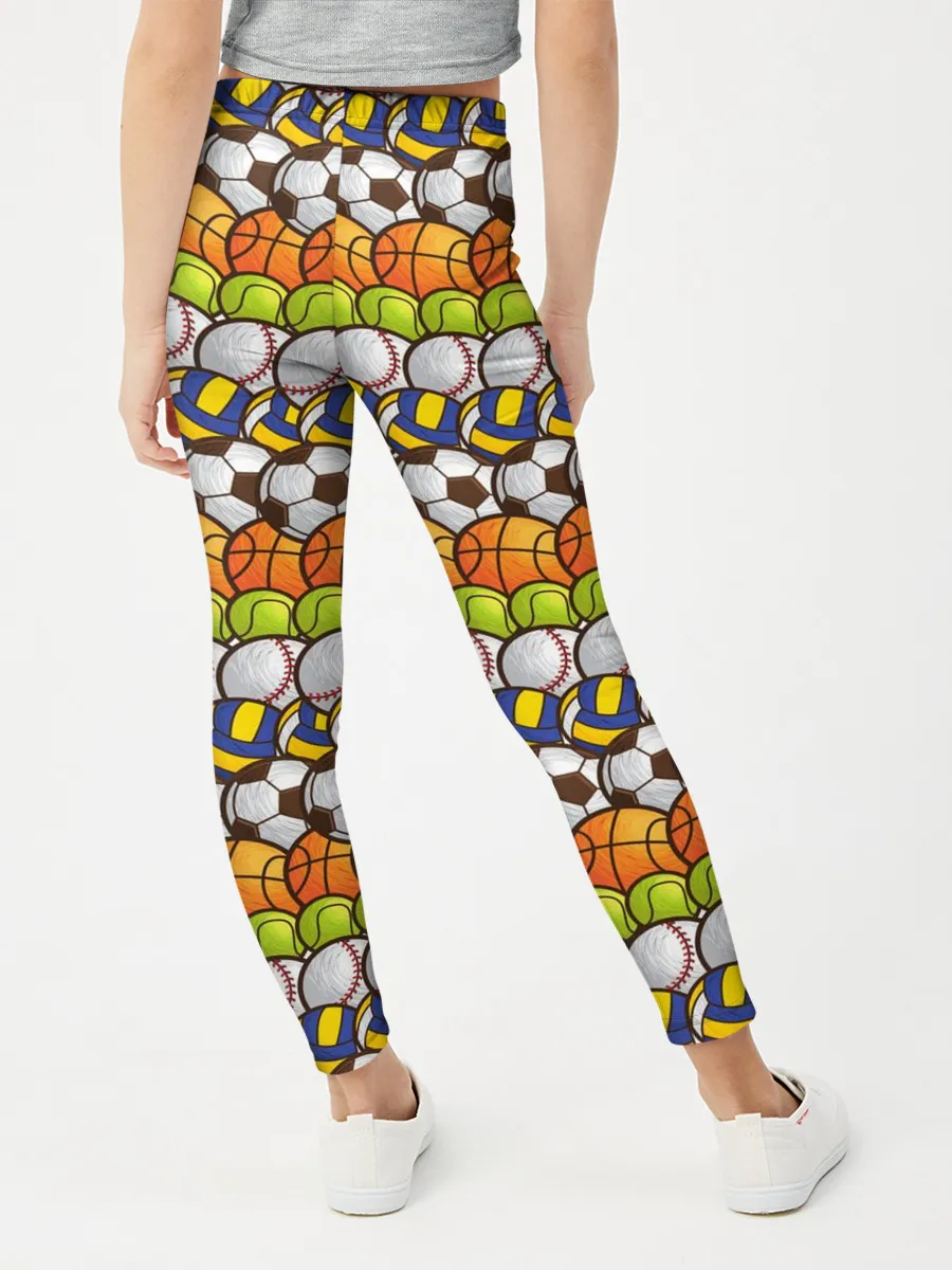 Леггинсы для девочки / Спорт с мячом