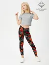 Леггинсы для девочки / MONSTER TRUCK RED