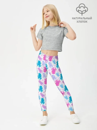 Леггинсы для девочки / Осьминоги