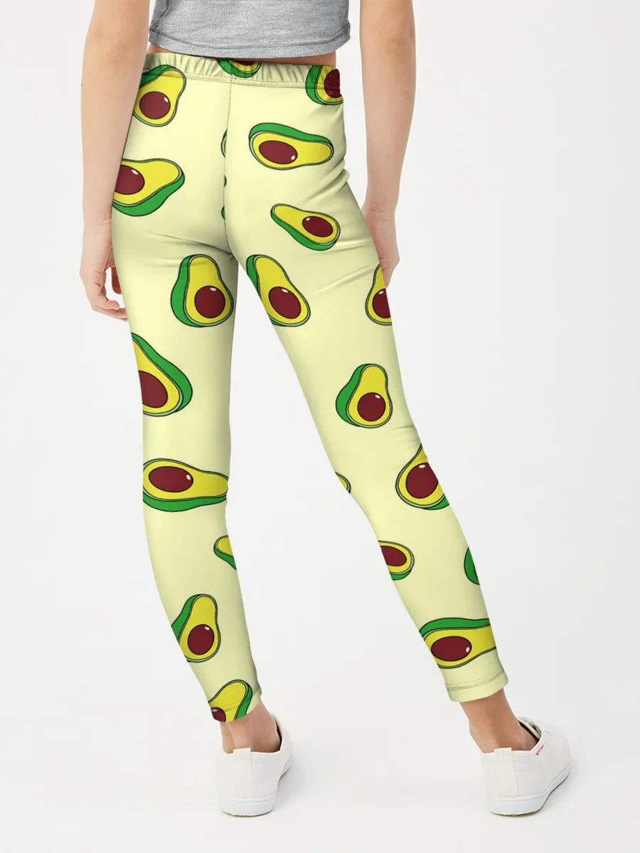 Леггинсы для девочки / Авокадо / Avocado