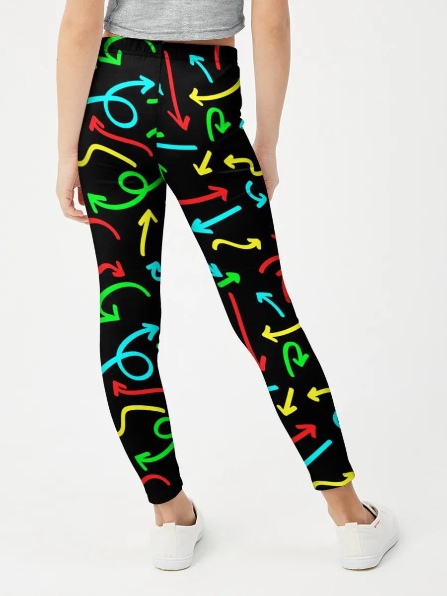 Леггинсы для девочки / Стрелочки