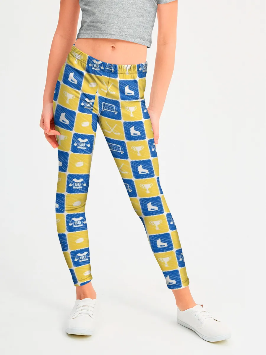 Леггинсы для девочки / Хоккей