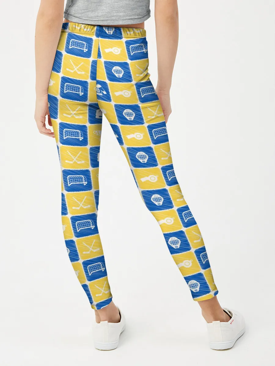 Леггинсы для девочки / Хоккей