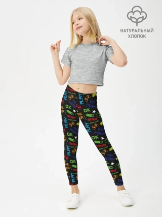 Леггинсы для девочки / Геймер