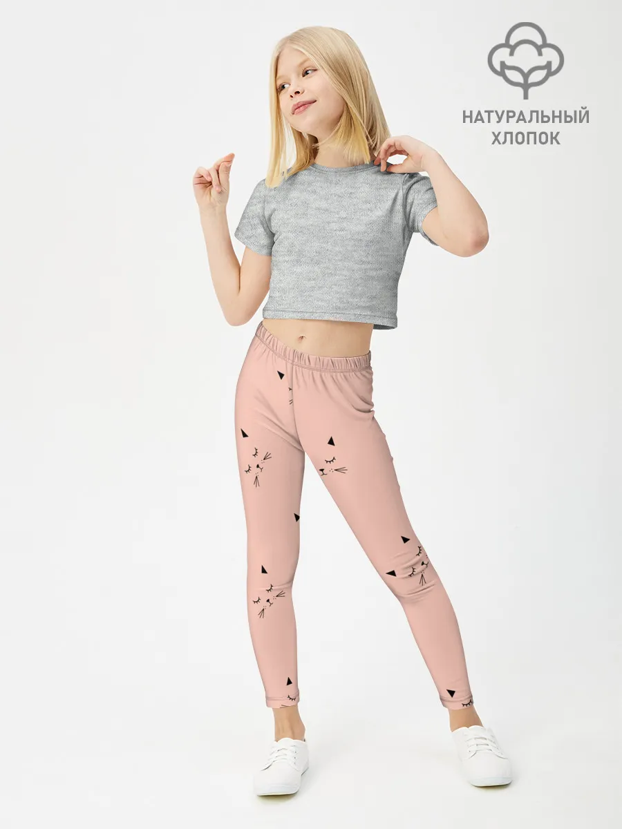 Леггинсы для девочки / Киски