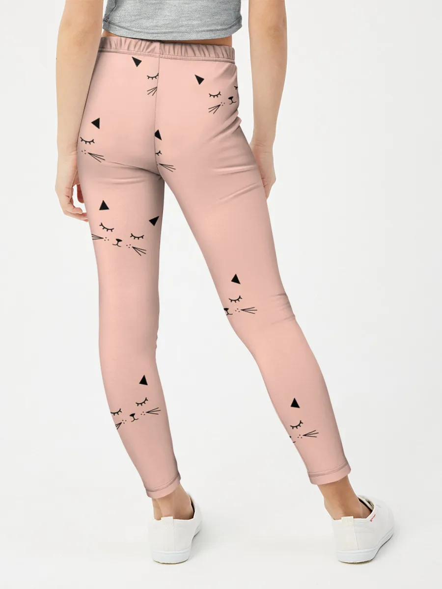 Леггинсы для девочки / Киски