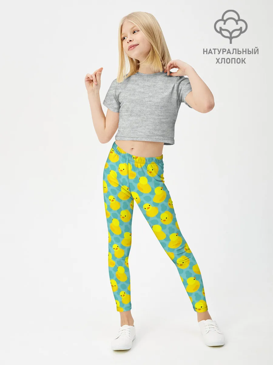 Леггинсы для девочки / Уточка