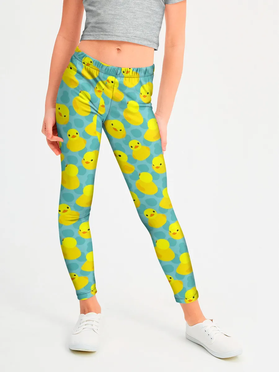 Леггинсы для девочки / Уточка