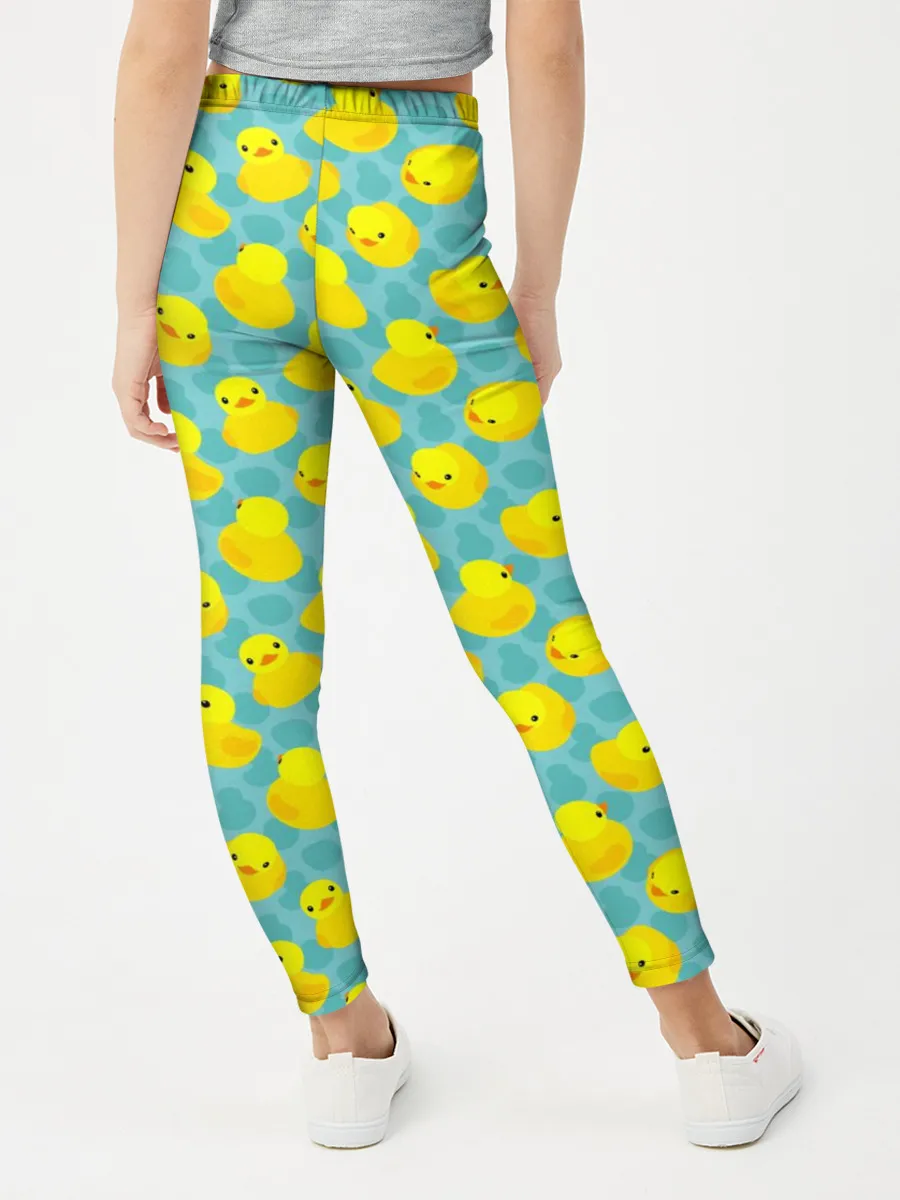 Леггинсы для девочки / Уточка