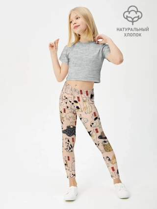 Леггинсы для девочки / Kuniyoshi Cats