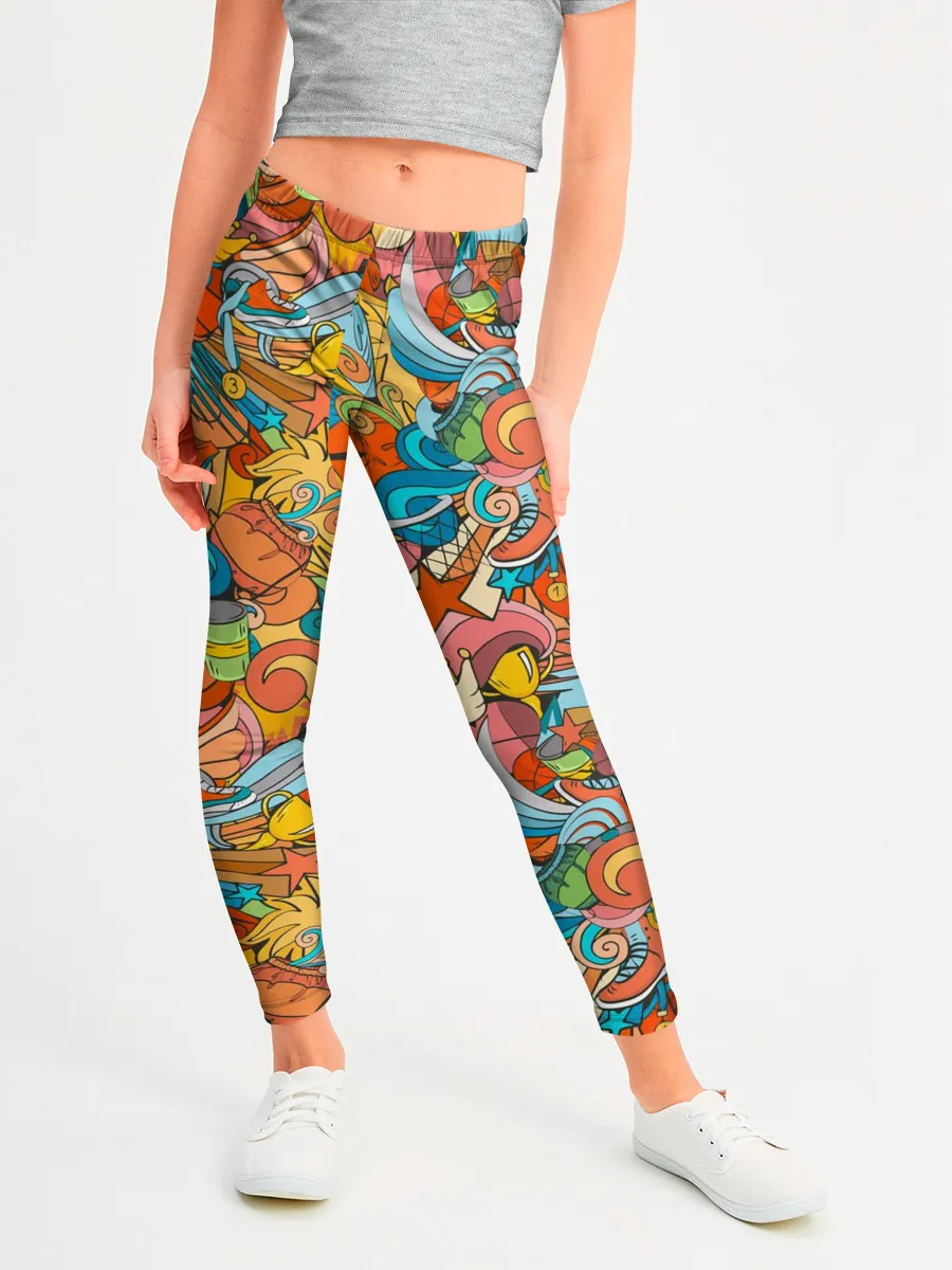 Леггинсы для девочки / Basketball