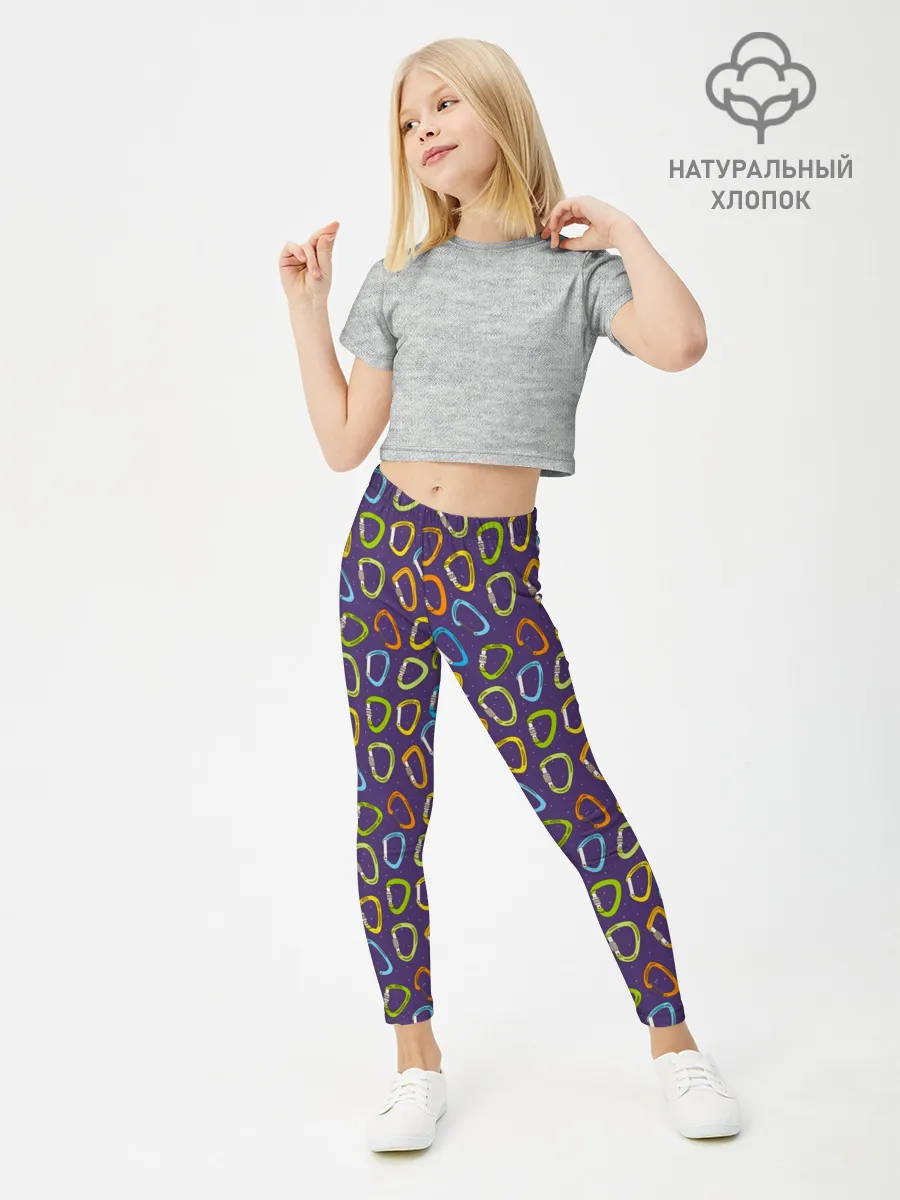 Леггинсы для девочки / Карабины