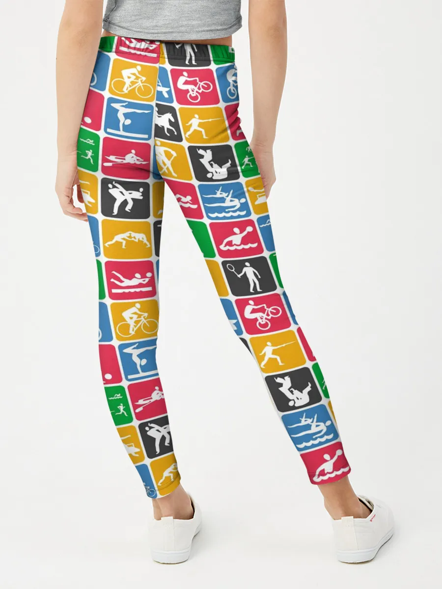 Леггинсы для девочки / СПОРТ