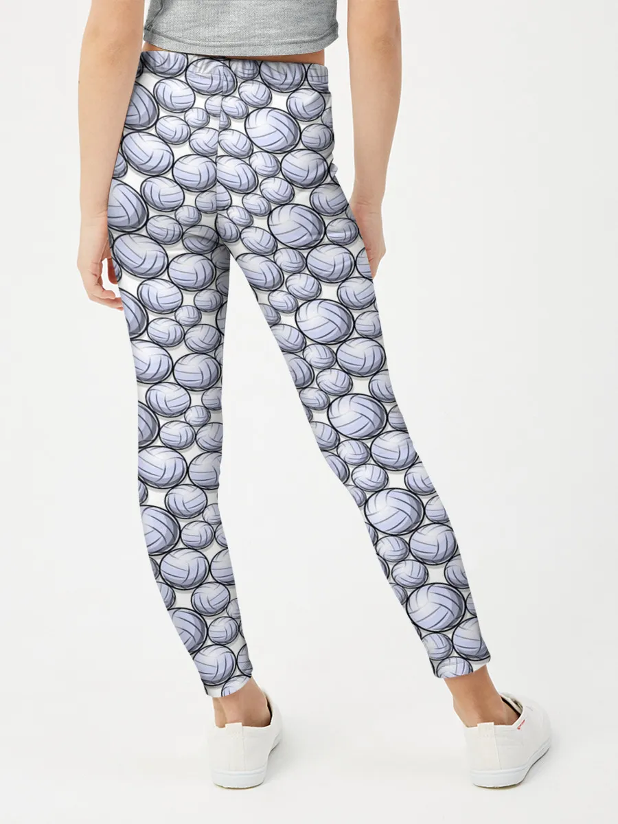 Леггинсы для девочки / Волейбольные Мячи