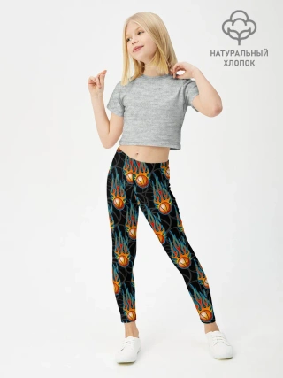 Леггинсы для девочки / Баскетбол