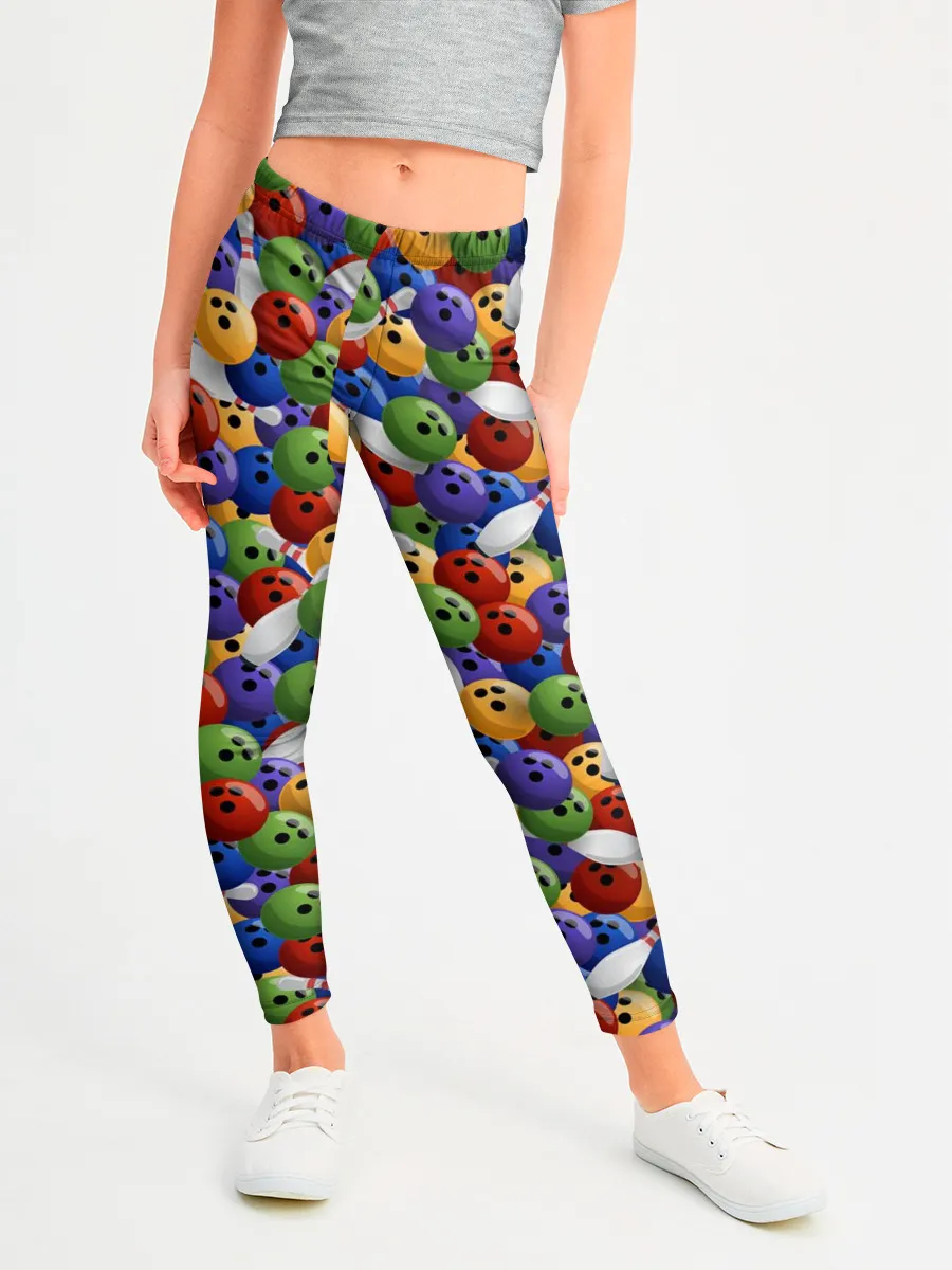 Леггинсы для девочки / Боулинг