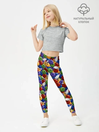 Леггинсы для девочки / Боулинг