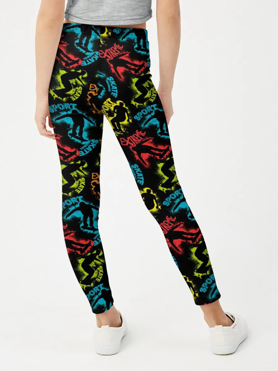 Леггинсы для девочки / Скейтборд