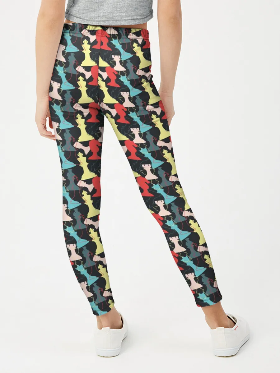 Леггинсы для девочки / Шахматные Фигуры