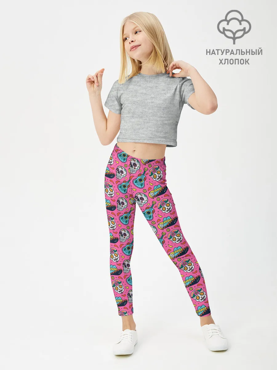 Леггинсы для девочки / День мертвых