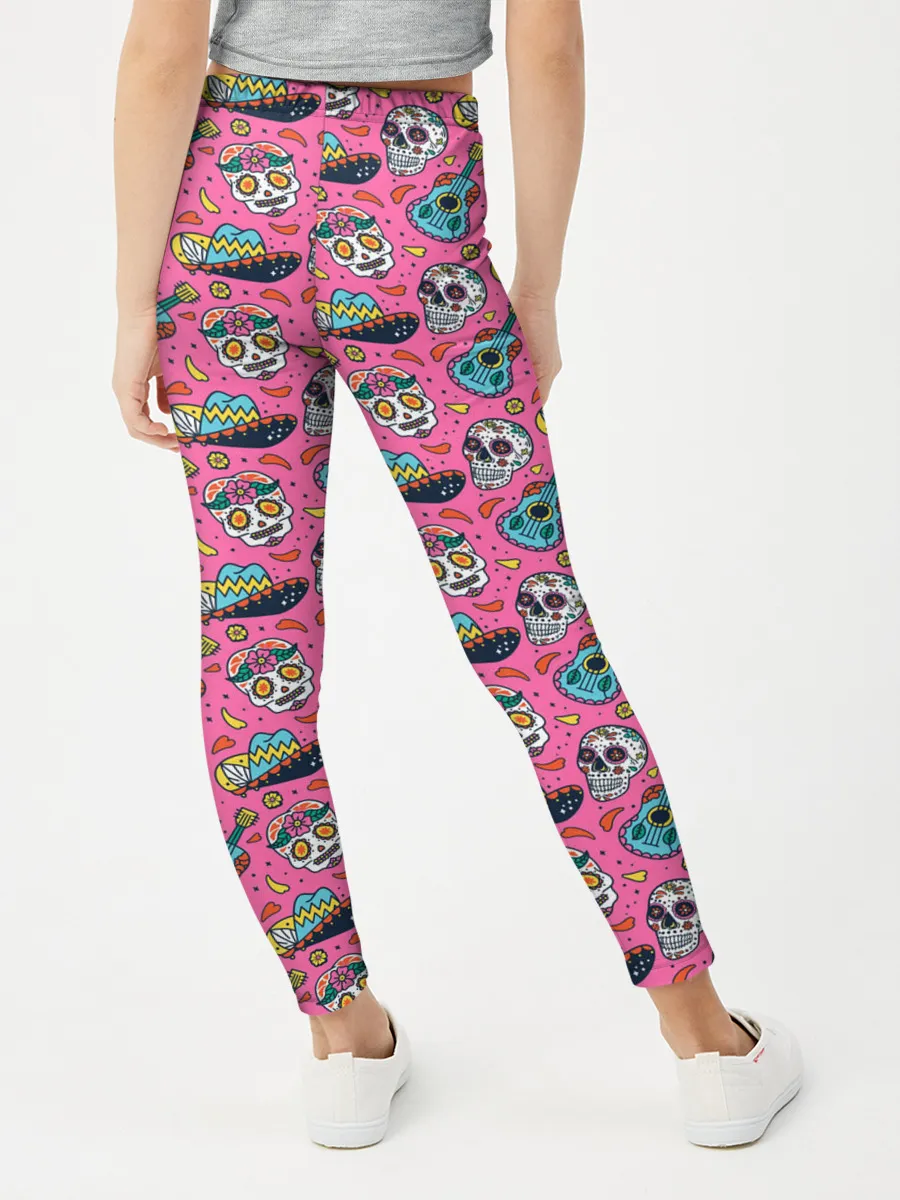 Леггинсы для девочки / День мертвых