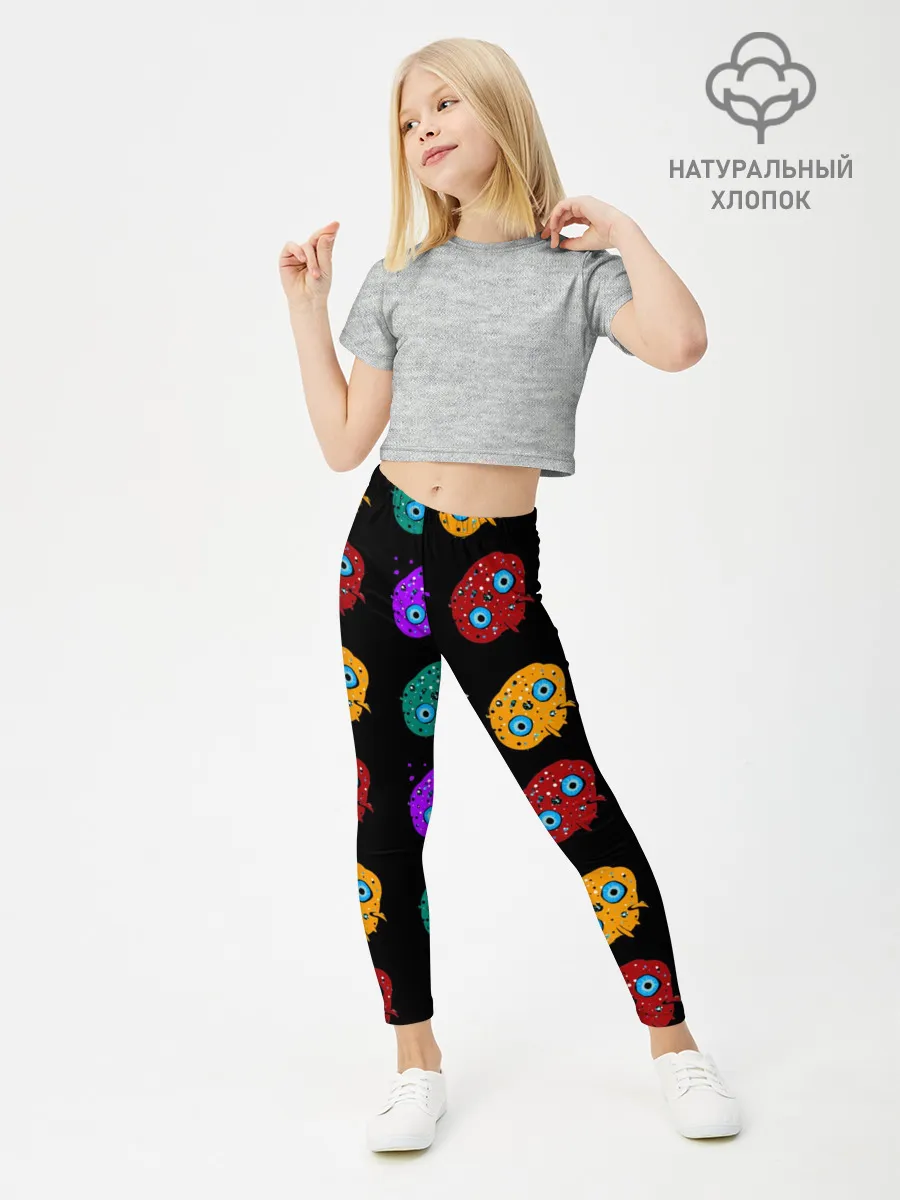 Леггинсы для девочки / Нашествие инопланетян-ктулху