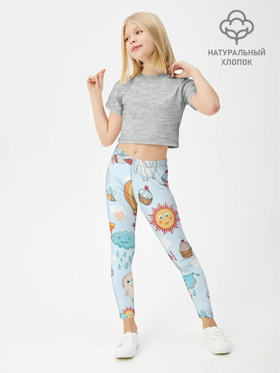 Леггинсы для девочки / Детские рисунки