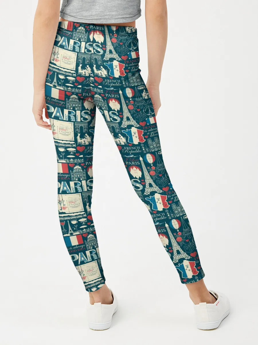 Леггинсы для девочки / PARIS